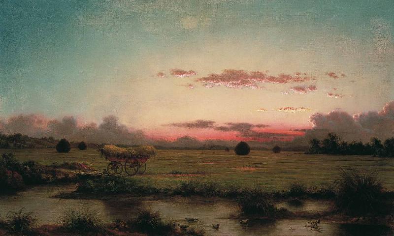 Martin Johnson Heade Pantanos en Rhode Island